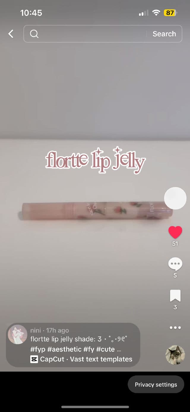 Flortte Nice To Meet Chu Jelly Lipstick review photo by niniyu