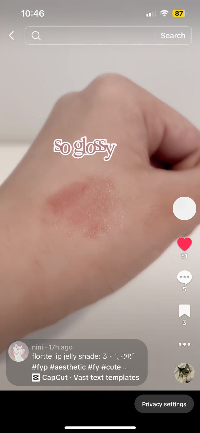 Flortte Nice To Meet Chu Jelly Lipstick review photo by niniyu