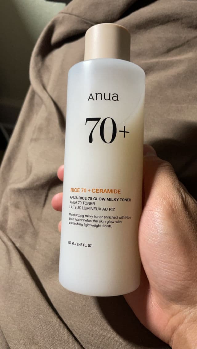 Rice 70+ Glow Milky Toner product review