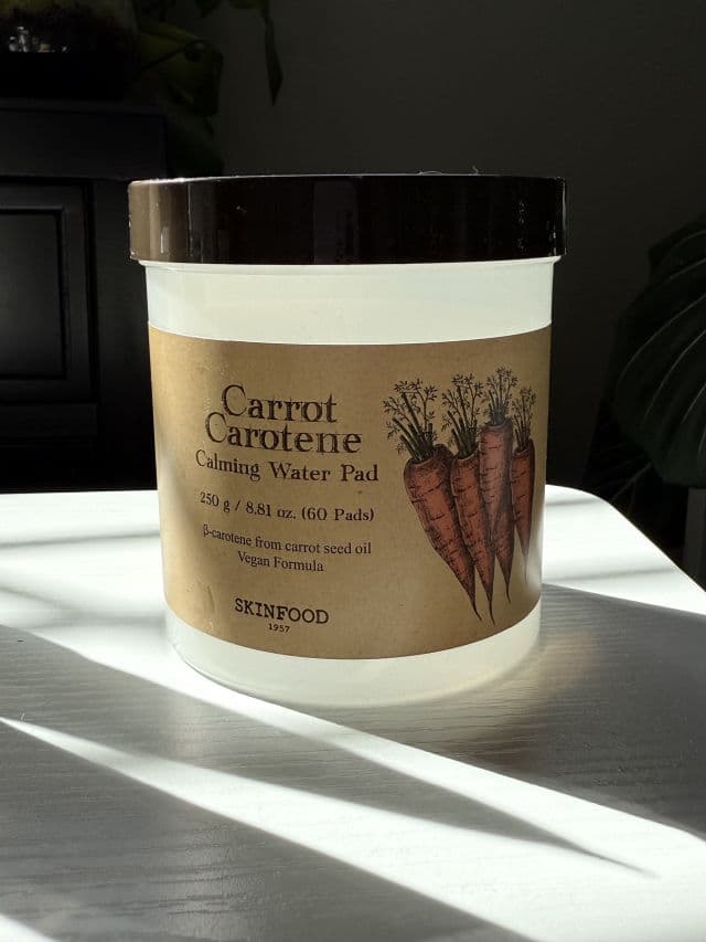 SKINFOOD Carrot Carotene Calming Water Pad review photo by mikimiskin