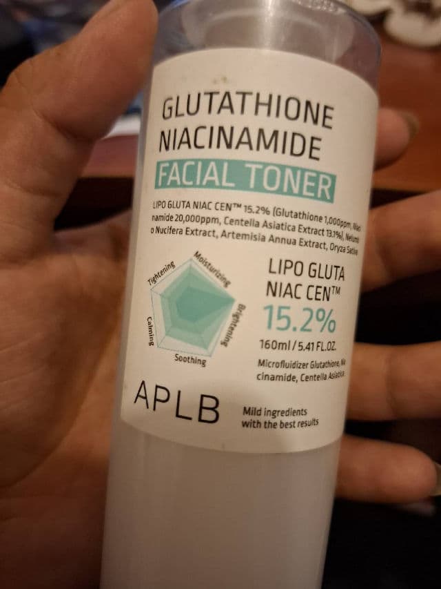 APLB Glutathione Niacinamide Facial Toner review photo by chanchito