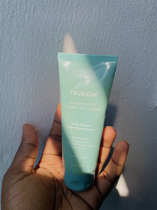 Conscious Chemist Trubiom Pigmentation & Dark Spot Corrector Gel Cream review photo by Skinrenitywithnike