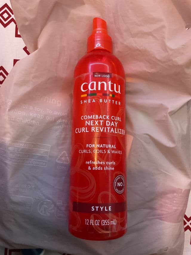 Cantu Shea Butter Comeback Curl Next Day Curl Revitalizer review photo by yamelisjg
