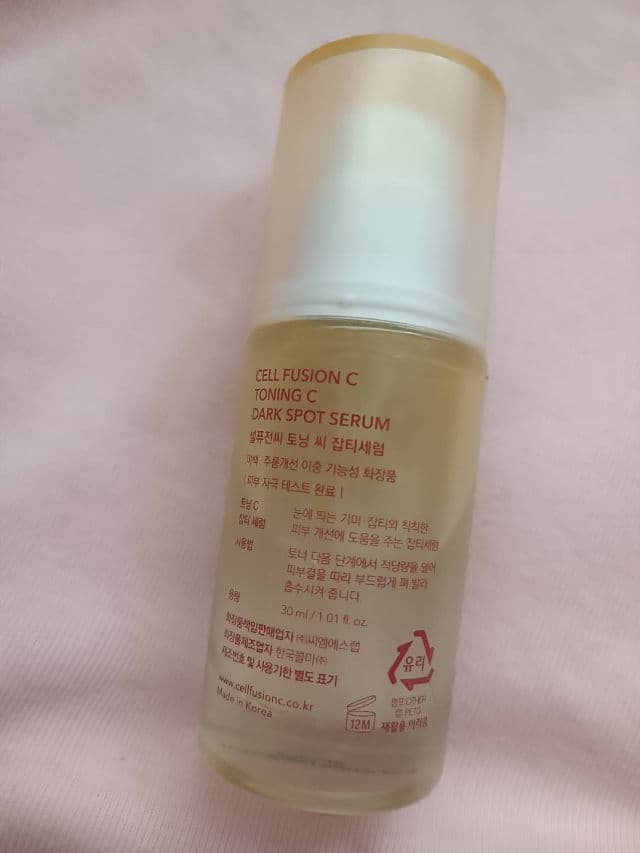 Cell Fusion C Toning C Dark Spot Serum review photo by brieverywhere