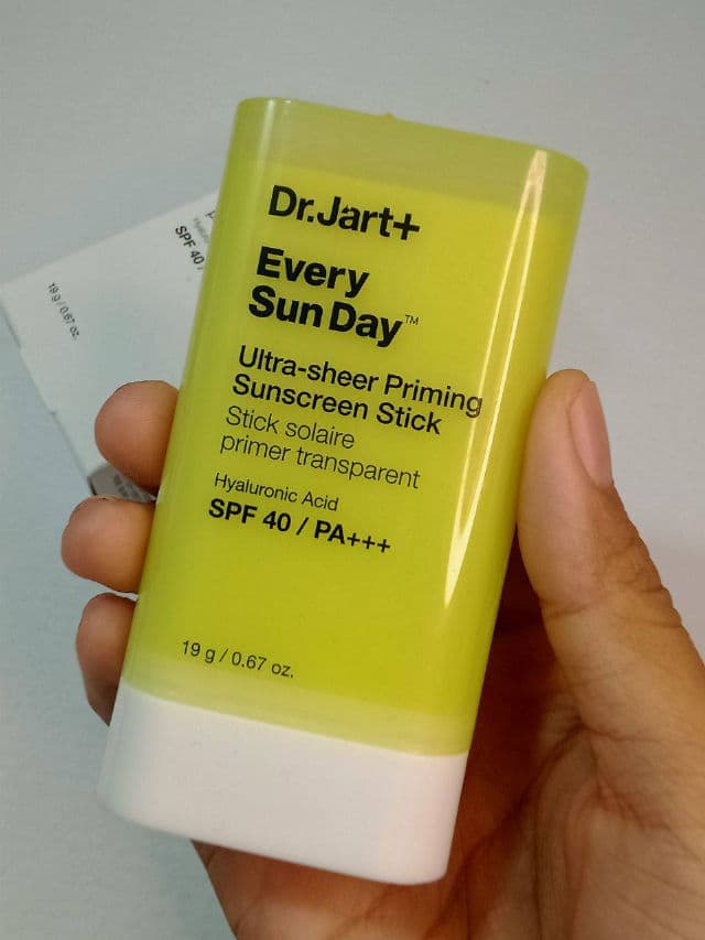 Dr. Jart+ Every Sun Day™ Ultra-sheer Priming Sunscreen Stick SPF 40 review photo by maliayss