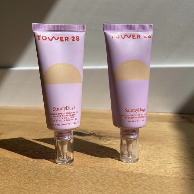 Tower 28 Beauty SunnyDays SPF 30 Tinted Sunscreen review photo by averylayneskin