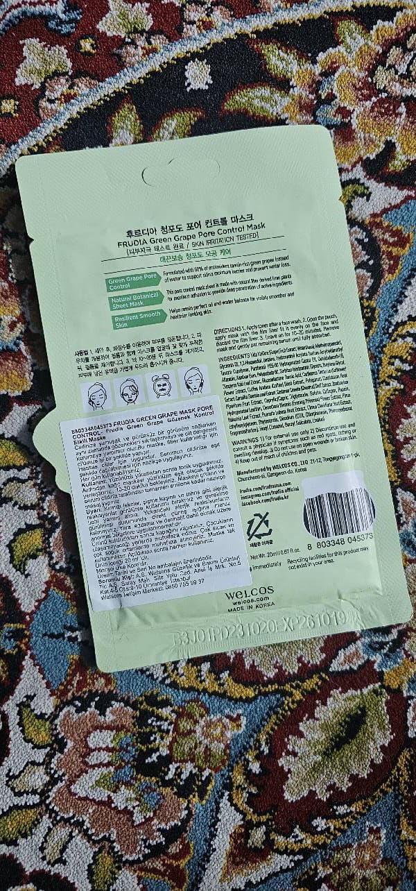 Frudia Green Grape Pore Control Mask review photo by Lunuky