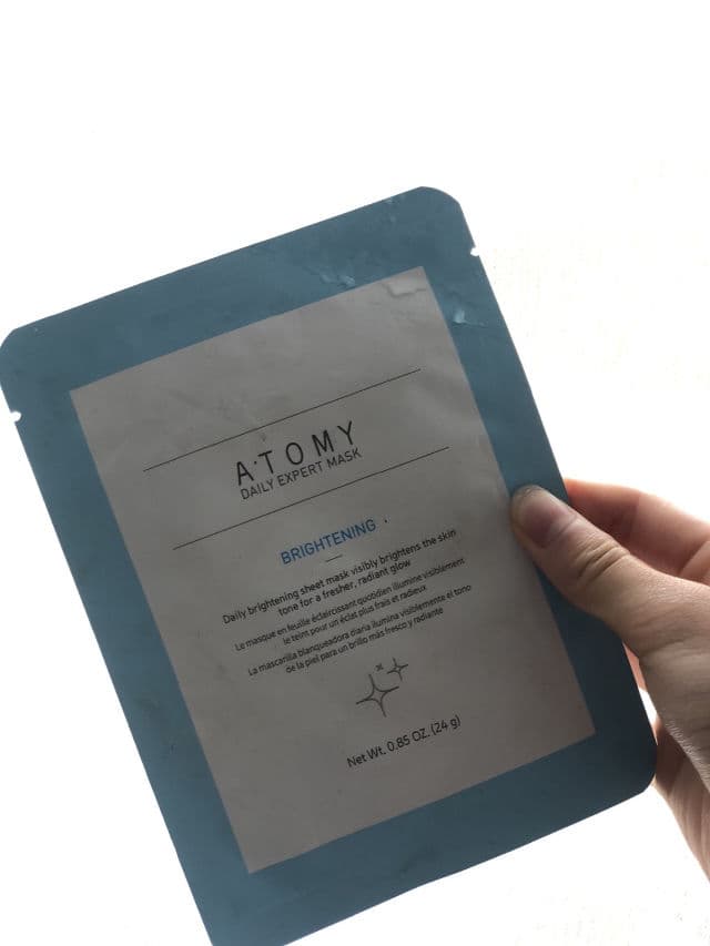 Atomy Daily Expert Mask Brightening review photo by LucyZheng