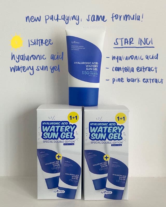 Hyaluronic Acid Watery Sun Gel SPF50+ PA++++ product review