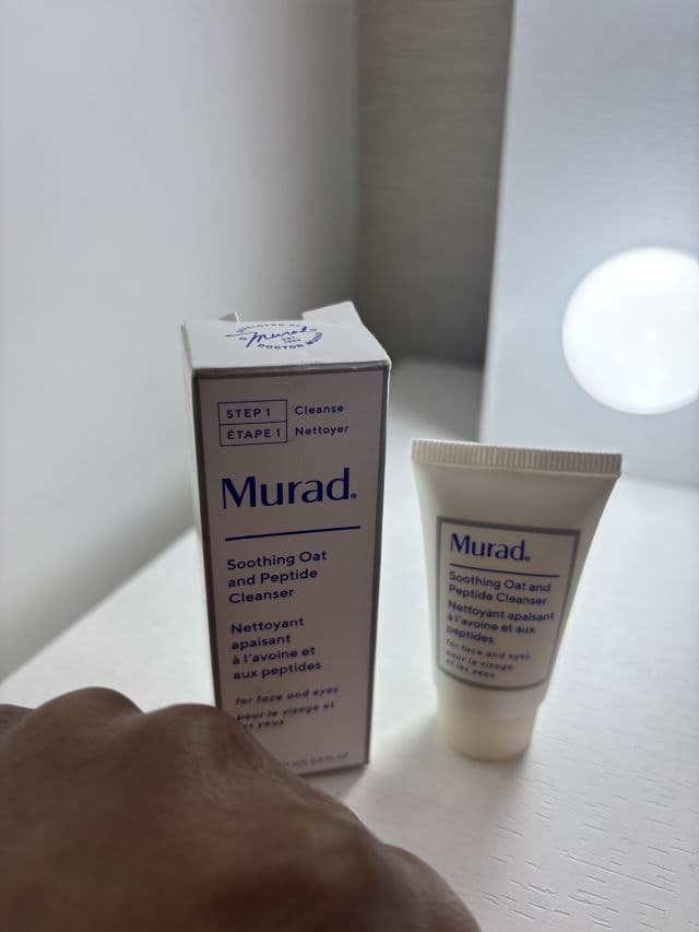 Murad Soothing Oat & Peptide Cleanser review photo by StephEzy