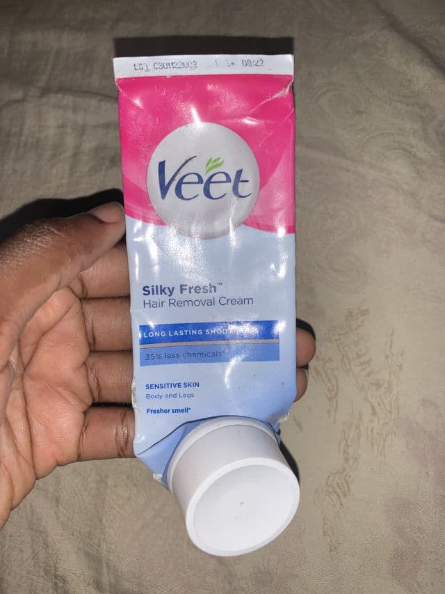 Veet Silky Fresh Hair Removal Cream for Sensitive Skin review photo by Tracy01