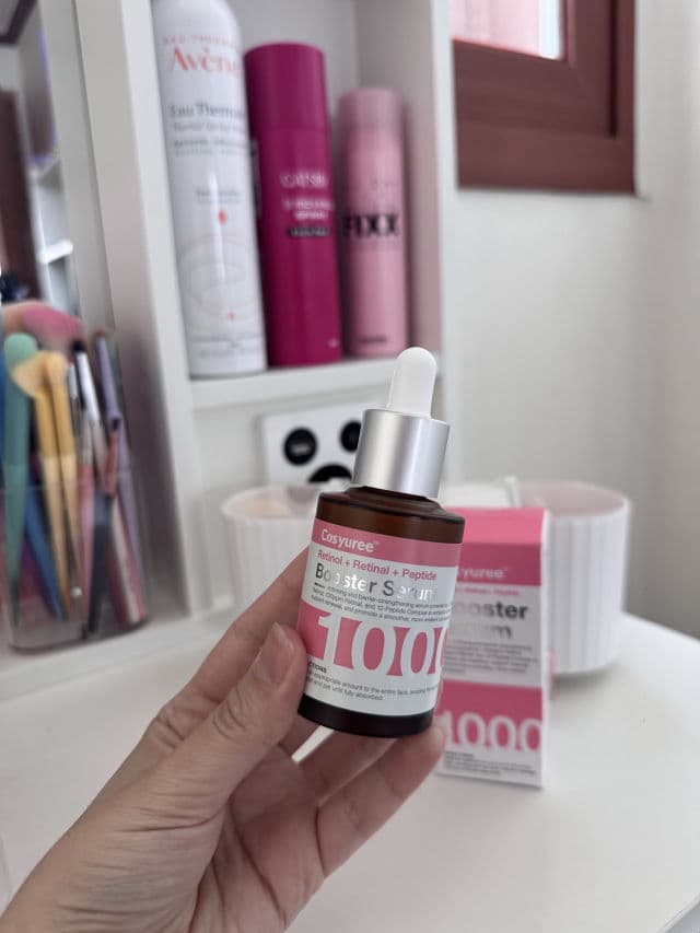 Cosyuree Retinol + Retinal + Peptide Booster Serum review photo by JuliJuCouple