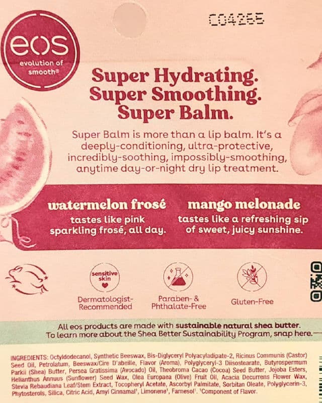 Eos Honey Apple review photo by thekawaiipharmacist