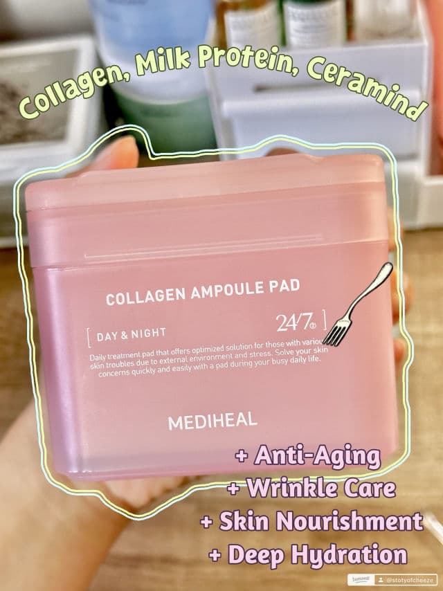 MEDIHEAL Collagen Ampoule Pad   review photo by Storyofcheeze