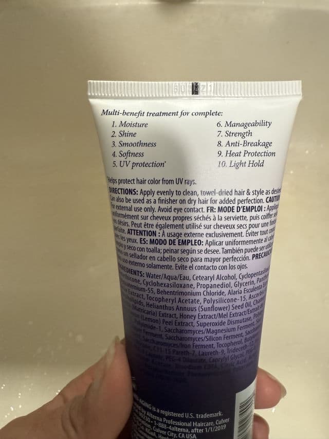 Alterna Haircare Replenishing Moisture Caviar Anti Aging CC Cream Leave-in Treatment review photo by Hetal