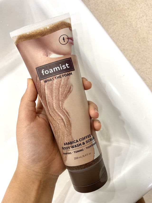 FOAMIST Arabica Coffee Body Wash & Scrub review photo by Kkomi