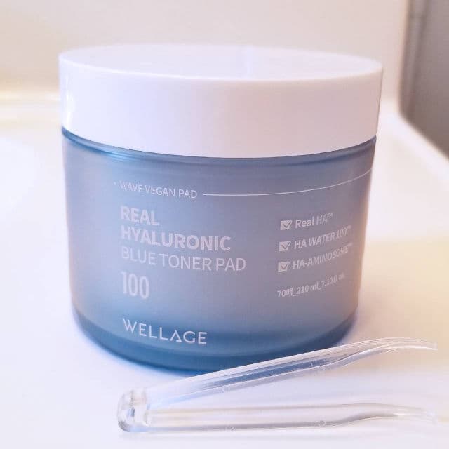 Wellage Real Hyaluronic Blue Toner Pad review photo by BellaB