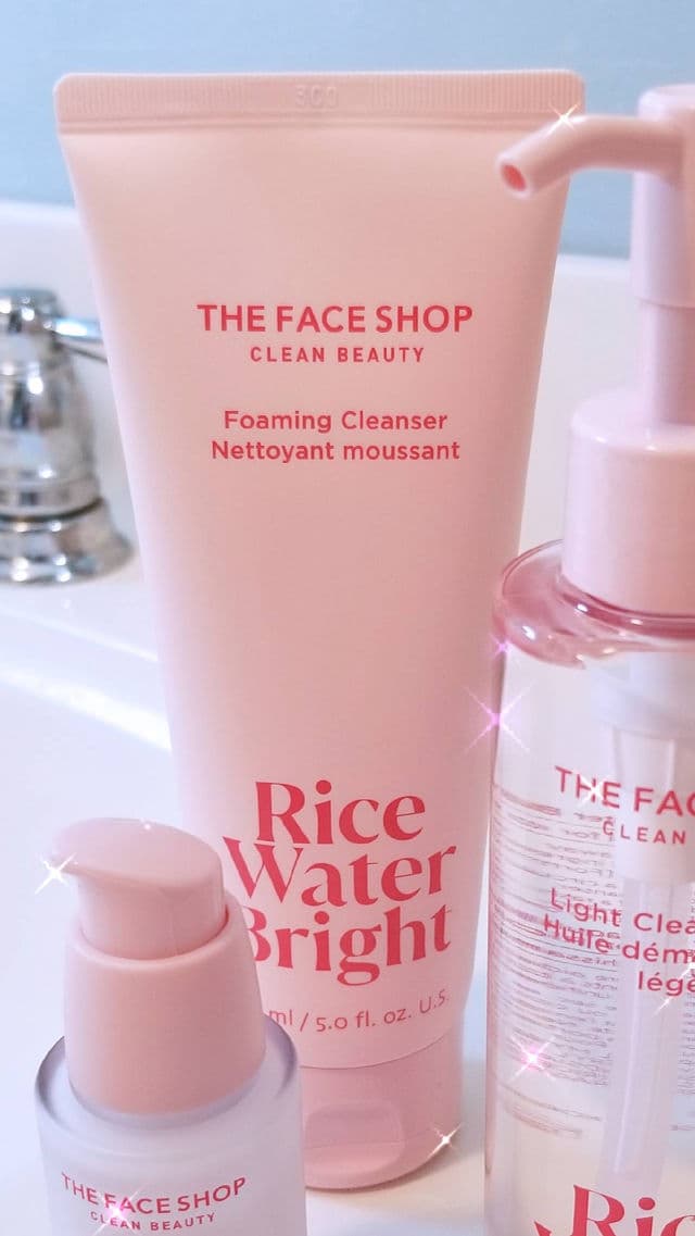 THE FACE SHOP Rice Water Bright Foaming Cleanser review photo by BellaB