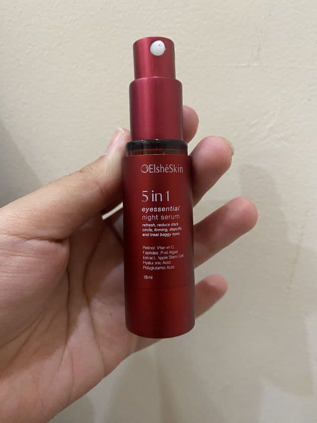 ElsheSkin 5 in 1 Eyessential Night Serum review photo by lismagiovani