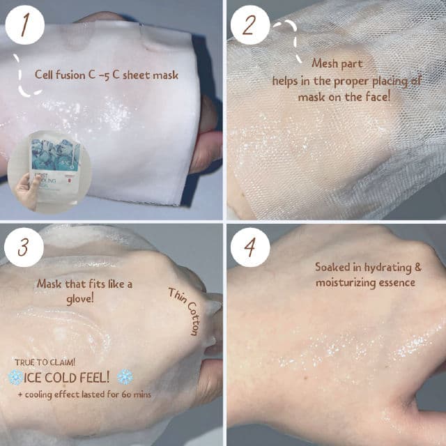 Cell Fusion C First Cooling Mask review photo by Acdv