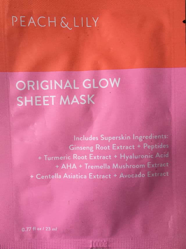 Peach & Lily ORIGINAL GLOW SHEET MASK review photo by moonlite