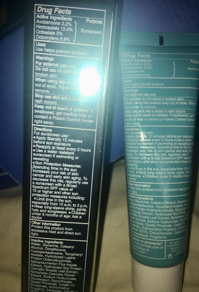 Purlisse Blue Lotus Daily Moisturizer SPF 30 Sunscreen review photo by moonlite