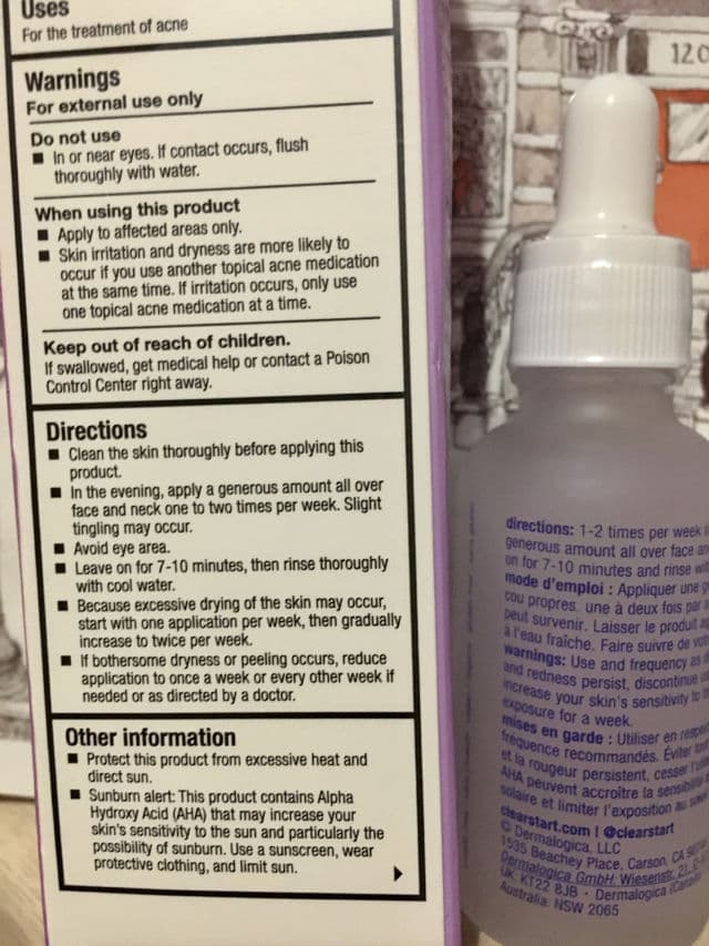 Dermalogica Clear Start Breakout Clearing Liquid Peel review photo by moonlite