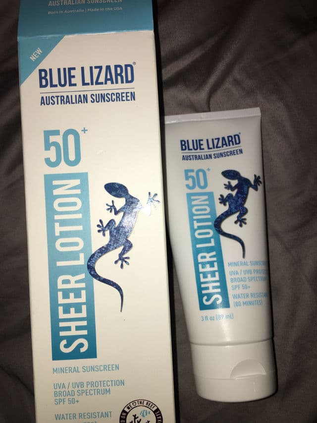 Blue Lizard Sheer Mineral Sunscreen Lotion for Face SPF 50+ review photo by moonlite