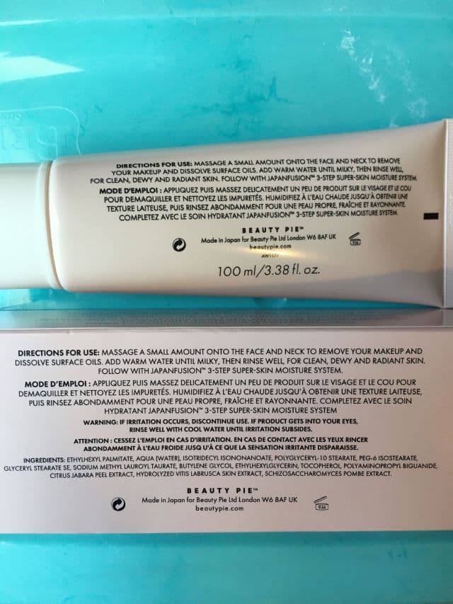 Beauty Pie Japanfusion™ Pure Transforming Cleanser review photo by moonlite