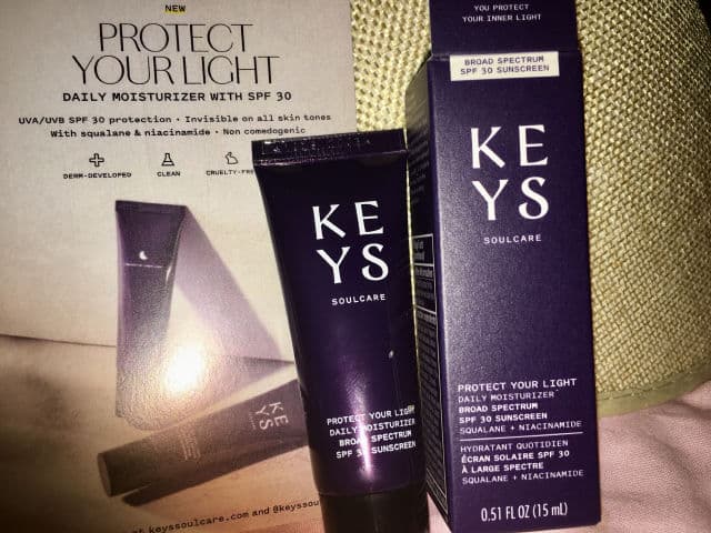 Keys Soulcare Protect Your Light Daily Moisturizer SPF30 review photo by moonlite