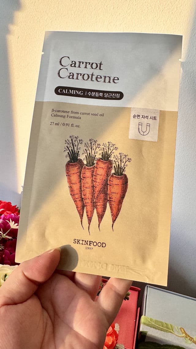 SKINFOOD Carrot Carotene Mask review photo by freshmochiskin