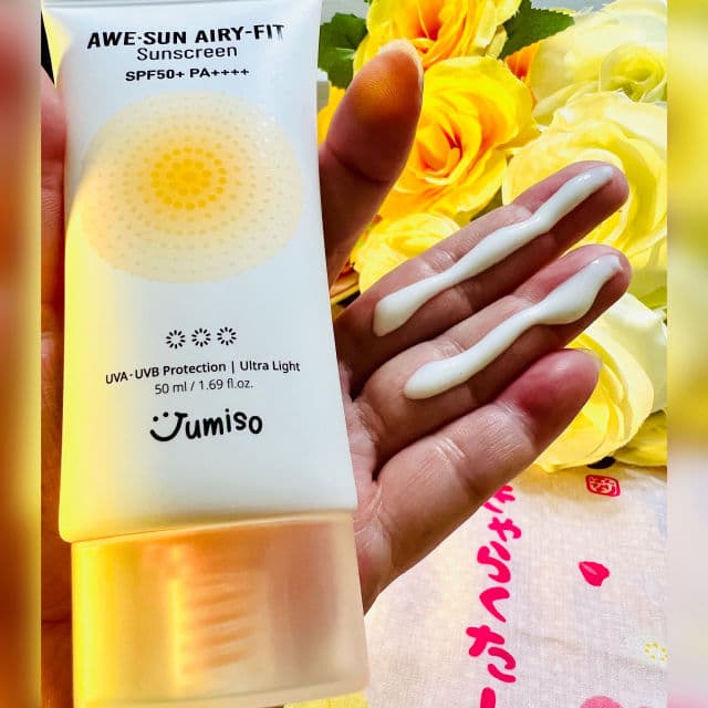 Jumiso Awe-Sun Airyfit Sunscreen SPF50+ PA ++++  review photo by freshmochiskin
