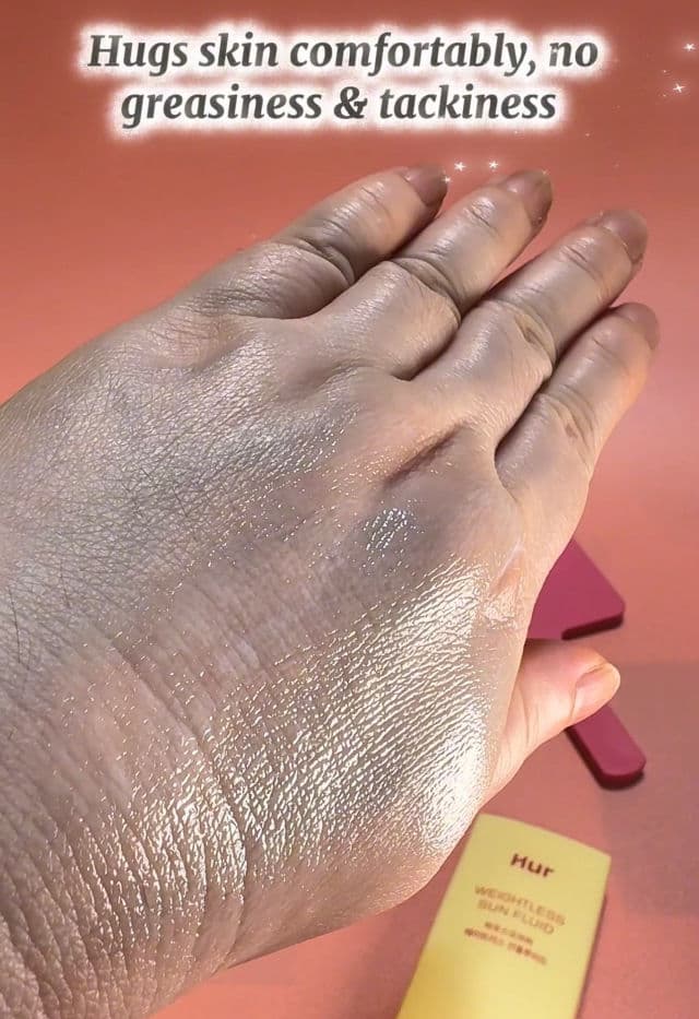 House of Hur Weightless Sun Fluid SPF50+ PA++++ review photo by freshmochiskin