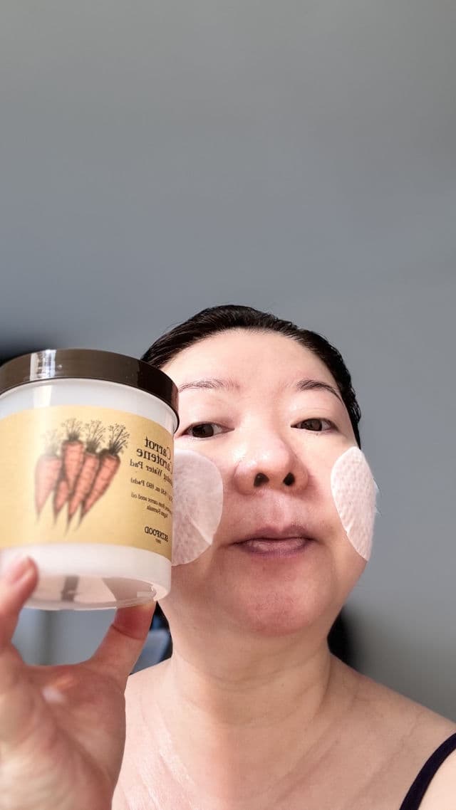 SKINFOOD Carrot Carotene Calming Water Pad review photo by freshmochiskin