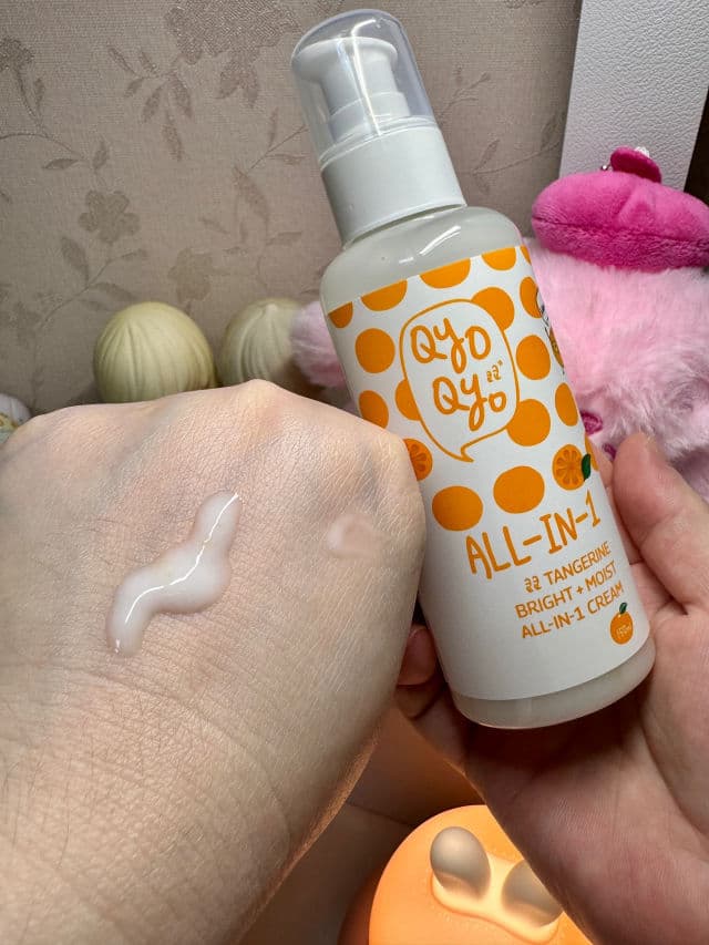 Qyo Qyo Tangerine Bright + Moist All-in-1 Cream review photo by freshmochiskin