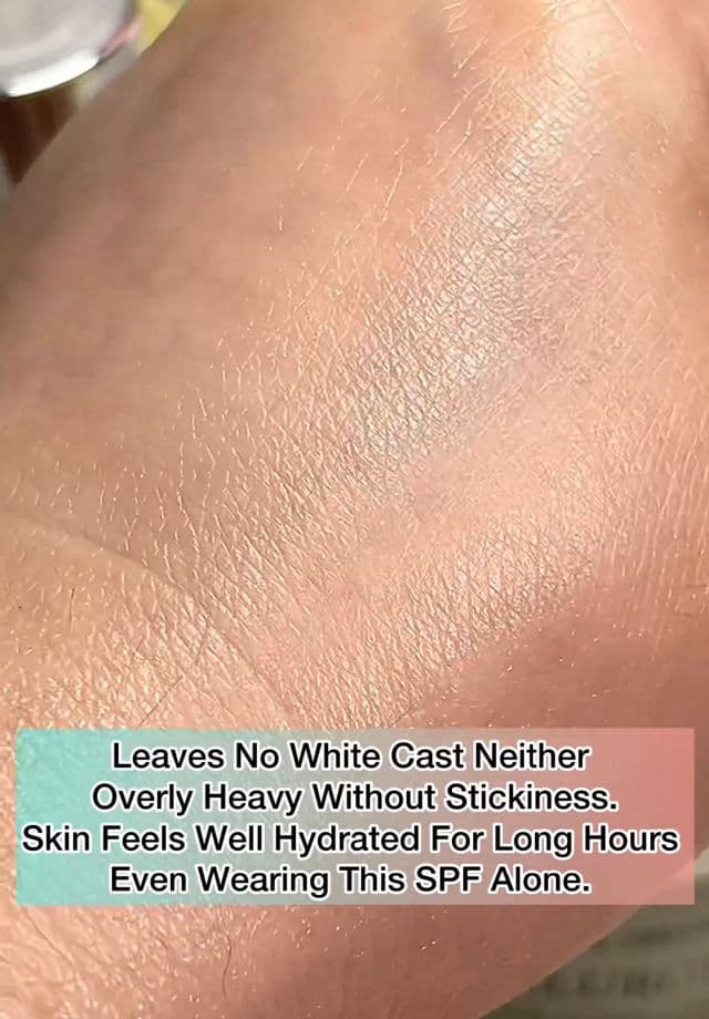 Heimish Moringa Ceramide Hyaluronic Hydrating Watery Sunscreen SPF50+ PA++++ review photo by freshmochiskin