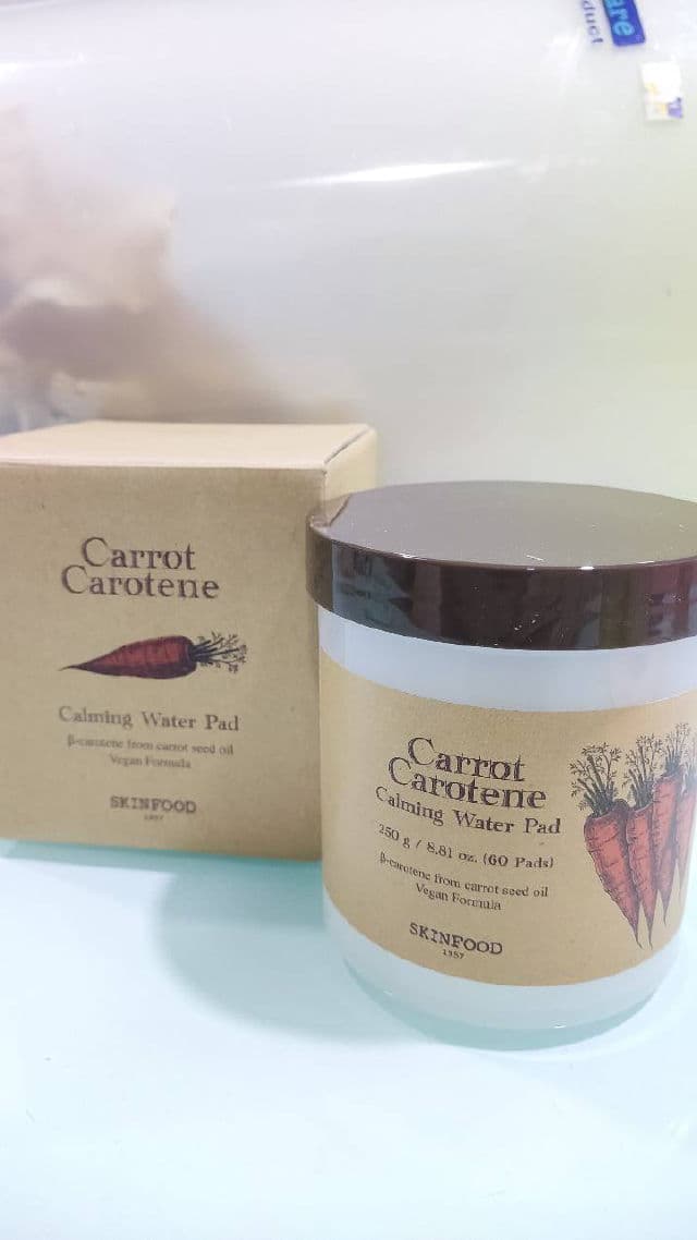 SKINFOOD Carrot Carotene Calming Water Pad review photo by Muziz