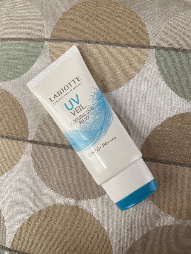LABIOTTE UV Veil Cooling Sun Fluid SPF50+ PA++++  review photo by nurg