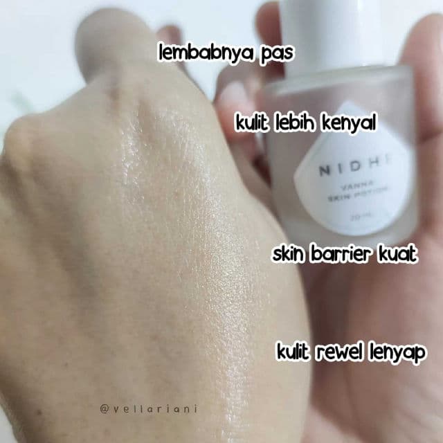 NIDHI Vanna Skin Potion review photo by vellariani