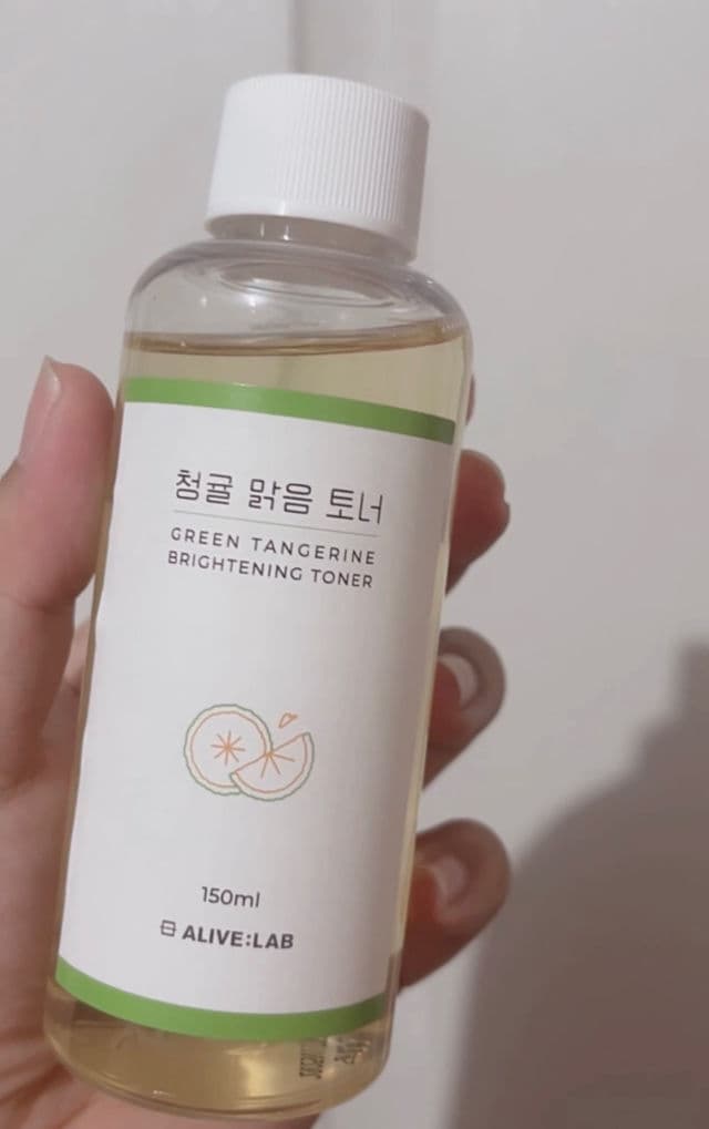 ALIVE:LAB Green Tangerine Brightening Toner review photo by feedthyface