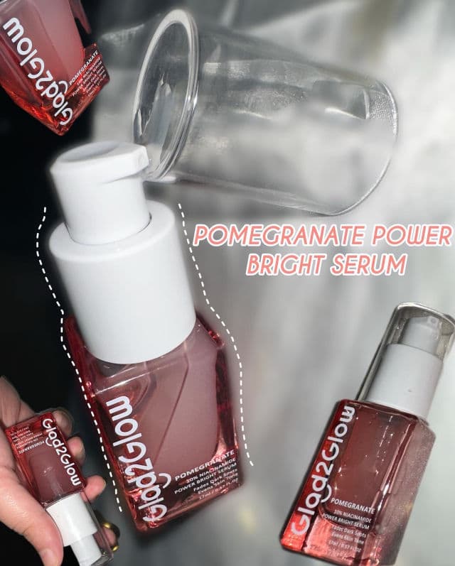 Glad2Glow Pomegranate 10% Niacinamide Power Bright Serum review photo by Aimiiiiibaby