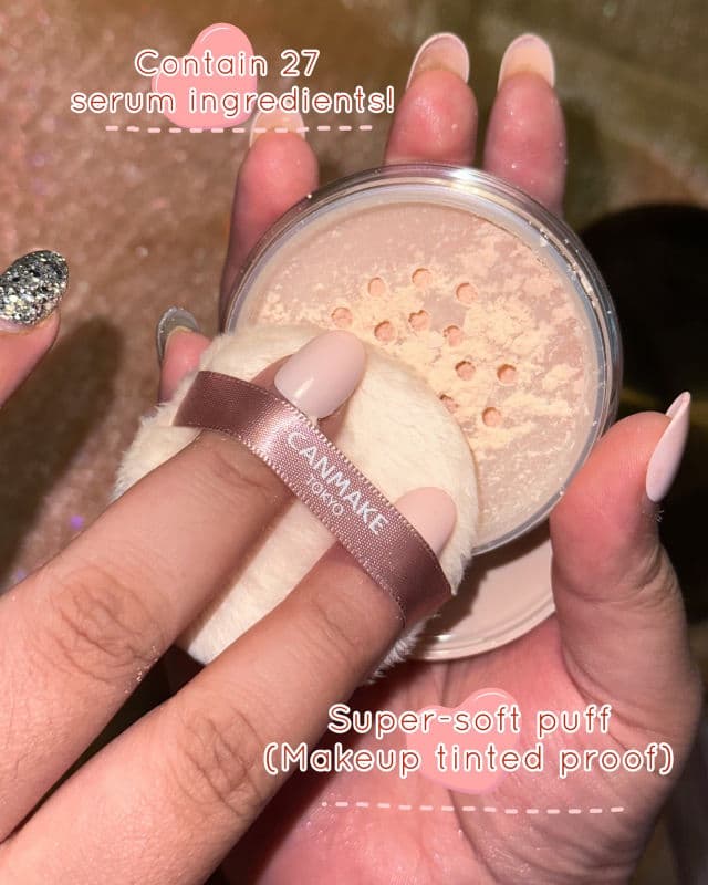 CANMAKE Silky Loose Moist Powder review photo by Aimiiiiibaby