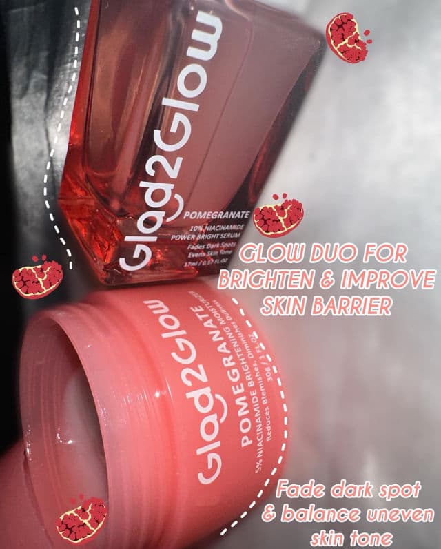 Glad2Glow Pomegranate 10% Niacinamide Power Bright Serum review photo by Aimiiiiibaby