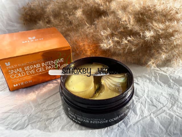 Mizon Snail Repair Intensive Gold Eye Gel Patch review photo by smoxeyvision
