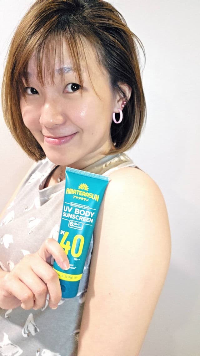AMATERASUN UV Body Sunscreen SPF 40 PA++ review photo by Ceciqueen