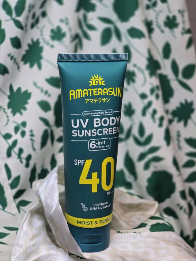 AMATERASUN UV Body Sunscreen SPF 40 PA++ review photo by Ceciqueen