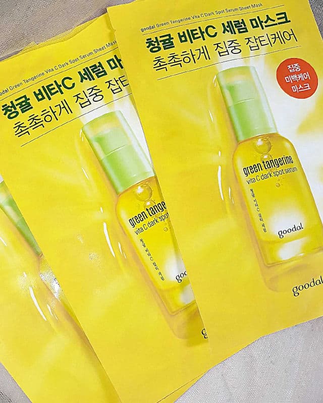 GOODAL goodal Green Tangerine Vita C Serum Mask 18FW 1EA review photo by Lovable29