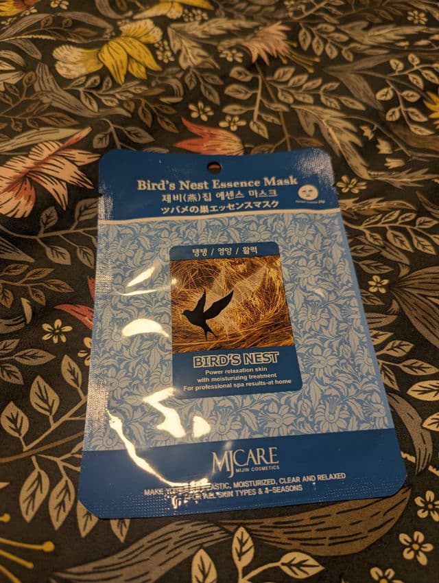 MJ Care Bird's Nest Essence Mask	 review photo by TheLittleChikk