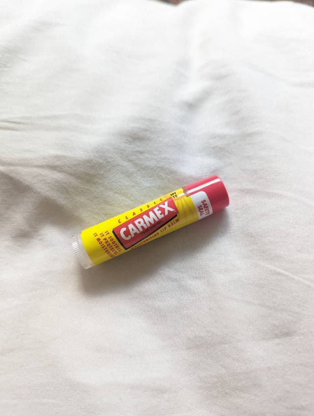 Carmex Moisturizing Lip Balm SPF 15 review photo by MonasMusings
