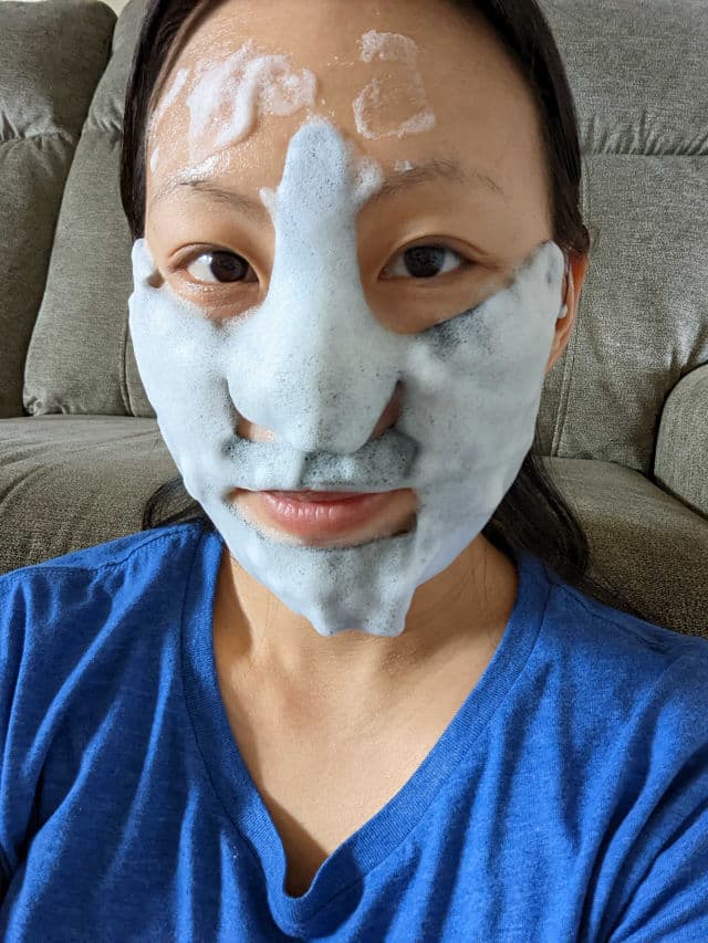 MEDIHEAL Pore Detox Oxygenating Bubble Mask review photo by apetitemama
